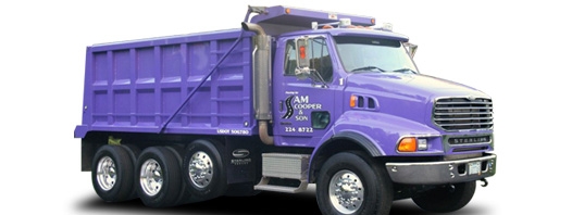 Sam Cooper Paving Purple Truck